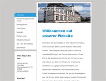 Tablet Screenshot of gruendauschule.de